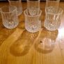 6 X Beautiful Crystal D'arques Small Sherry Glasses In Mint Condition. Image 4