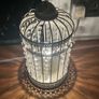 Laura Ashley bird cage table lamp pair Image 3