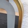 LED Bathroom Mirror Gold Frame Antifog Dual LED Image 9