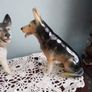 large Slyvac German Sheppard Dog Figurine+ Another Image 4