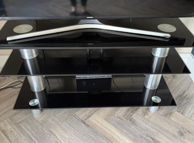 glass tv stand