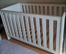 baby cot and baby monitor