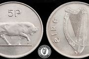Ireland - 1971 - 5 Pence - Bull - KM.22 - [2396]