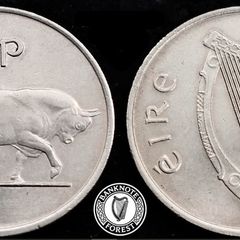Ireland - 1971 - 5 Pence - Bull - KM.22 - [2396]