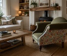 Bespoke vintage armchair - newly reupholstered