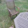 Garden table, chairs, parasol, cushions Image 5