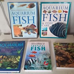 Five Aquarium Tropical Fish Books