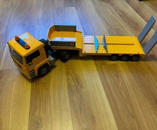 Bruder MAN truck and trailer