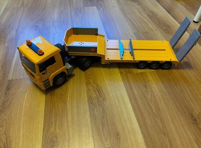 Bruder MAN truck and trailer