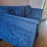 3 seater velvet navy bellini sofa from ezliving Image 2