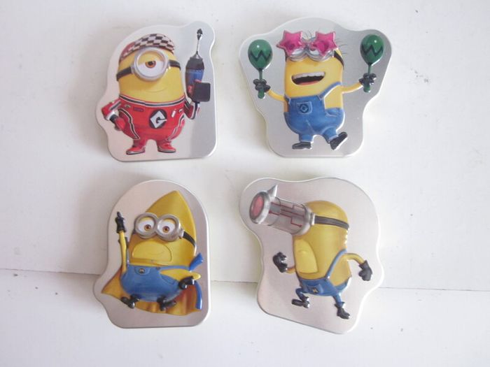 Minions Mc Donalds Tin Box  2024 Happy Meal X4