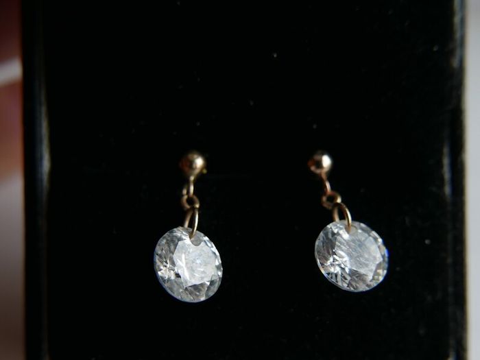 Vintage 9ct Gold 375  Drop/Dangle Art Deco  Earrings 1,46g