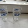vintage Harp glasses x2 Image 2