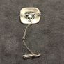 Vintage Art Deco silver 800 brooch from the 1920s 1930s Image 8