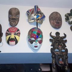 Extensive collection of 35 wall masks