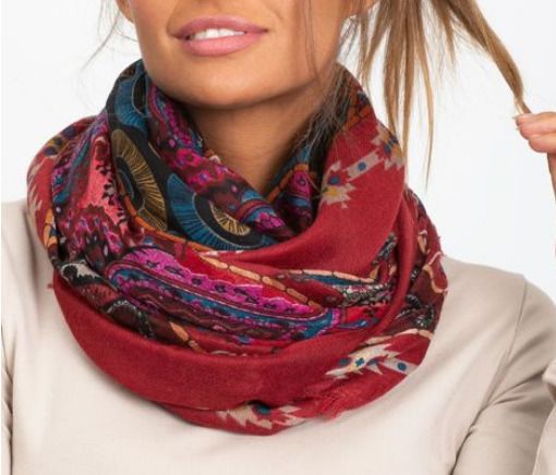Amazing Scarves & Snoods - excellent gift ideas + matching pins & brooches available!