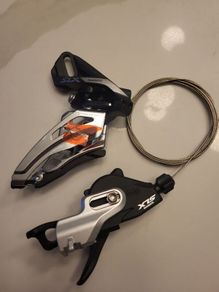 Shimano SLX 3 Speed Shifter and Derailleur New