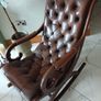 Chesterfield Genuine Slipper Rocking chair Image 8
