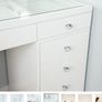 Excellent White Gloss Vanity Image 7