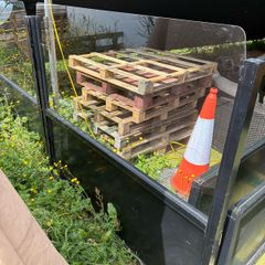 Beer garden screens/windbreakers
