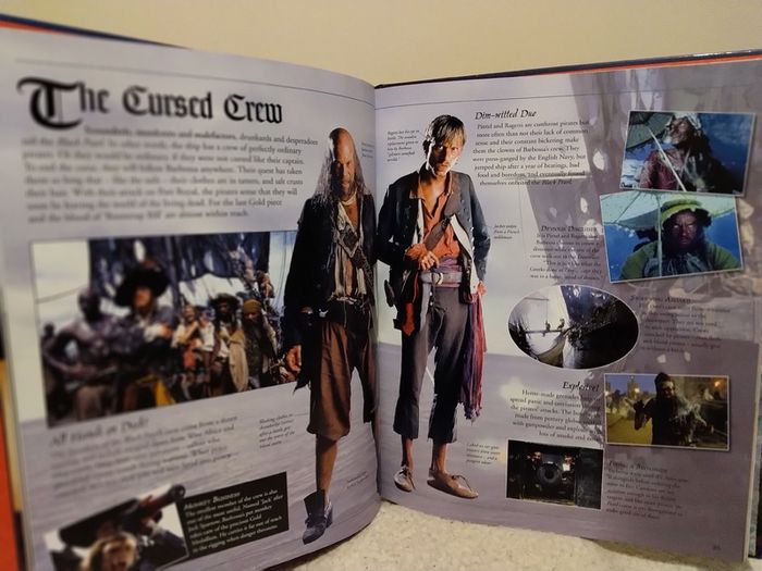 Pirates of the Caribbean, The Complete Visual Guide Hardcover Book & posters set