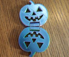 3D Printed Articulated Halloween Pumpkin Fidget Toy