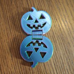 3D Printed Articulated Halloween Pumpkin Fidget Toy