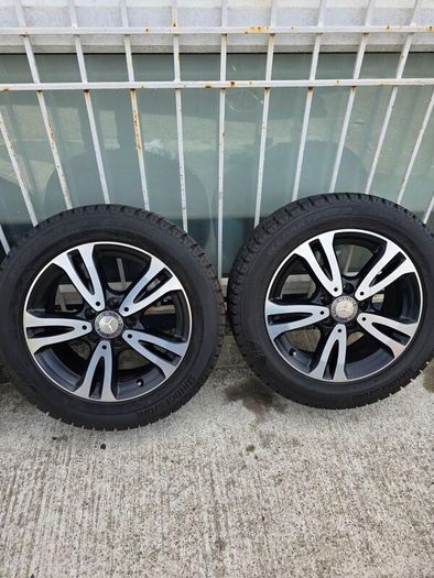 16" Mercedes 5x112 Black & Silver