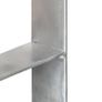 Fence Anchors 6 pcs Silver 10x6x60 cm Galvanised Steel Image 6