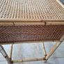 Vintage Bamboo and cane Bedside locker Image 4