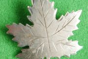 Vintage Bond Boyd Sterling Silver Pin Brooch Maple Leaf 3,9g