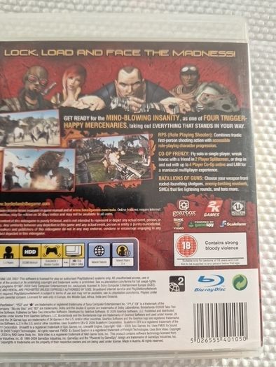 Boarderlands PlayStation3 Ps3 Games Original