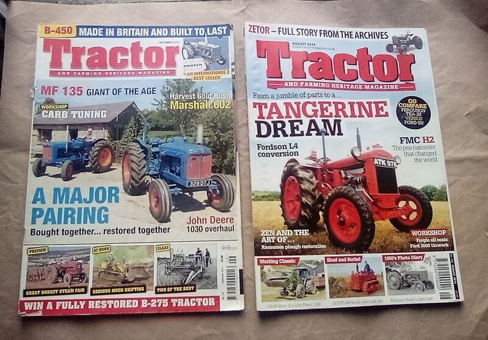 Two Fordson Tractor Magazines