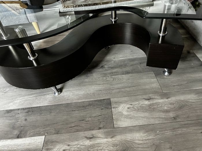 glass coffee table