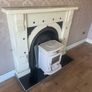 Henley Cream Enamel Stove with Fireplace Image 4