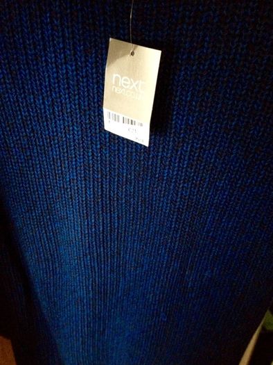 BNWT...Next Boys Cotton Jumper in Royal Blue/Navy (9-10yrs)