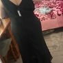 Boohoo lace chiffon Midaxi dress Image 3