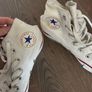 Converse white high top trainers chucks size 5 Image 4