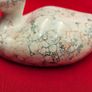 Marbled Ceramic Duck Ornament , Glazed Pottery Figurine  , Animal Home Decor Gift Image 10