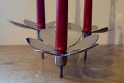 Vintage candle centrepiece by Monika Mulder, Sweden