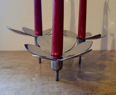 Vintage candle centrepiece by Monika Mulder, Sweden