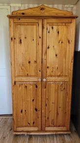 Pine wardrobe