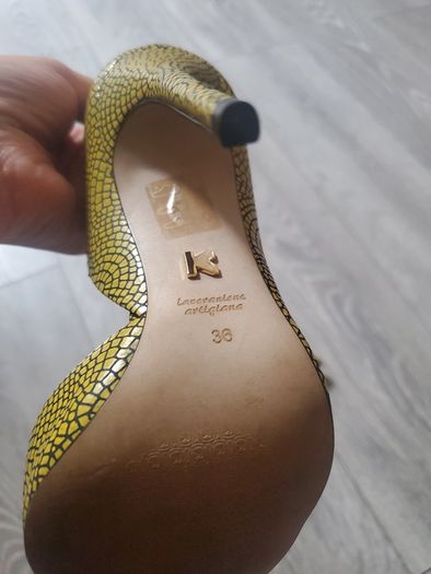 Kazar limited edition yellow pumps