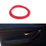 5M Line Car Van Interior Decor Red Point Edge Gap Door Panel Accessories Molding Image 4