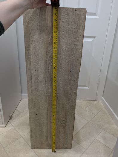 6-cube storage unit - light oak effect