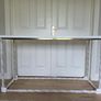 NEW Console Table white gloss brushed gold Image 7