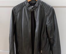 Selected mens leather jacket