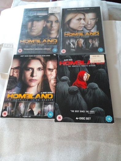 HOMELAND - first, second, third & fourth set
