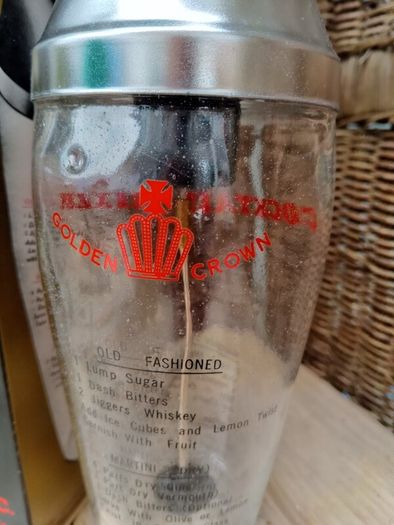 vintage cocktail mixer