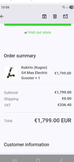 electric scooter G4 max